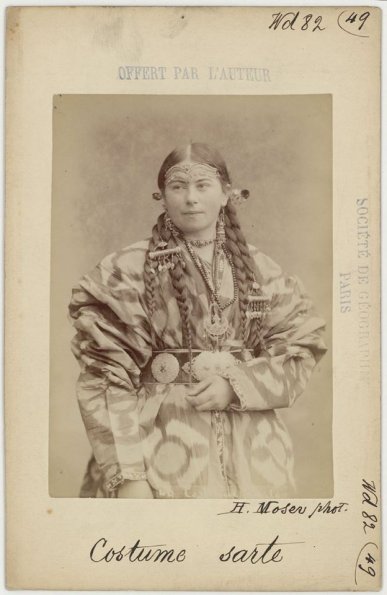 1900 Предпл Ташкент Предпл Сартянка в Национальном Костюме 2