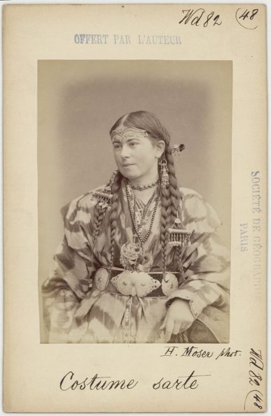 1900 Предпл Ташкент Предпл Сартянка в Национальном Костюме 3
