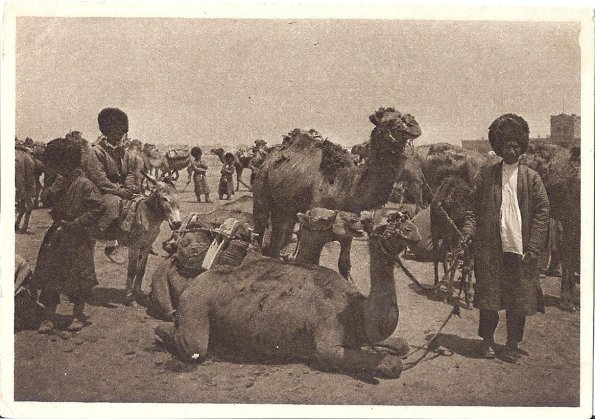 1930 Предпл Туркменистан Верблюды и Хозяева