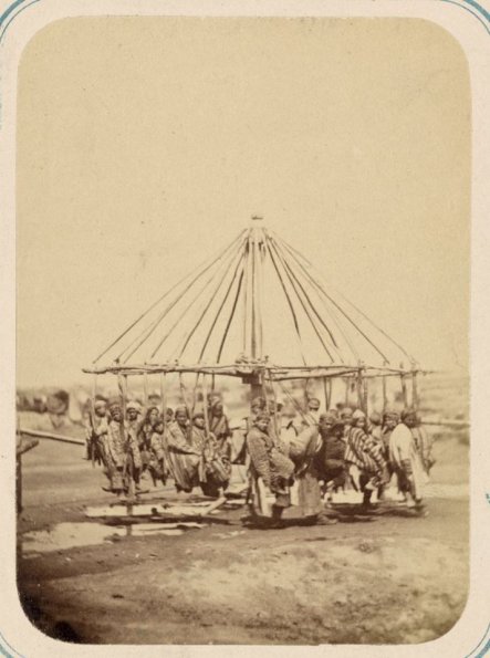 1870 Turkestan Nouruz Carusel