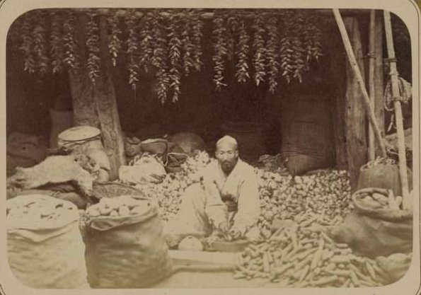 1872 Узбекский Базар Фото из Туркестанского Альбома Кауфмана 1