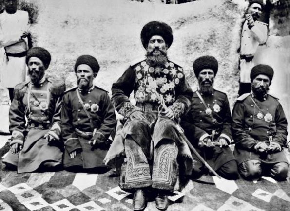 1876-1897 Бухарский бек или генерал со свитой