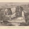 1877 Самарканд Мавзолей Ходжа Данияра Гравюра из книги М Бурдон Из Парижа в Самарканд 1880