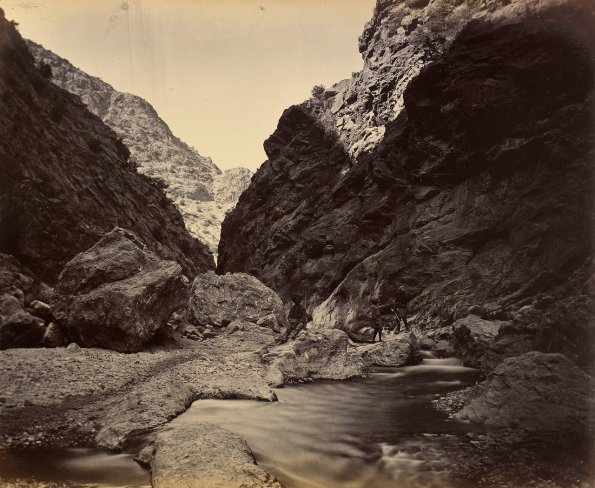 1879 Canyon under Ali Masjid 1, Reglar Troops of Peshavar Valley