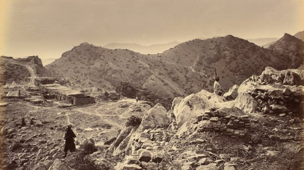 1879 In Ali Masjid Fortress 1, Reglar Troops of Peshavar Valley
