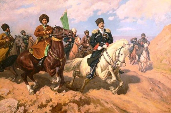 1885 Взятие Кушки Бой Алиханов во Галве Мервской Милиции