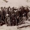 1889 Урочище Каинды-Аузы на Тагдумбаш Памире К-на Б Громбчевского с  К-ном Ф Янгхазбандом Британской Эксп