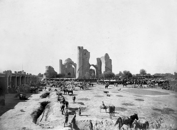 1890 Самарканд Вид на Мечеть Биби-Ханым со Стороны Одноименного Мавзолея Фото Поля Надара