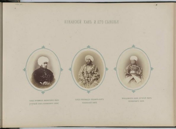 1890 Kokan Khan with Sons