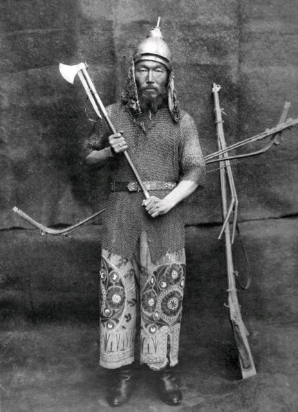 1895 Казахский Воин