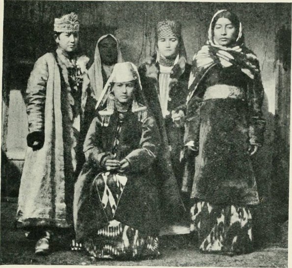 1896 Бухара Девушки-Сартянки