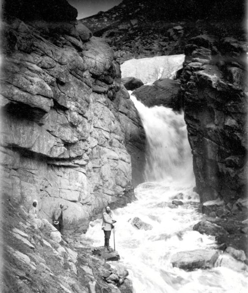 1896 Л Барщевский Водопад на Реке Сио