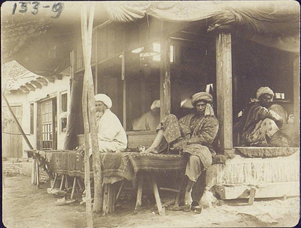 1899 Бухара Чайхана Посетители