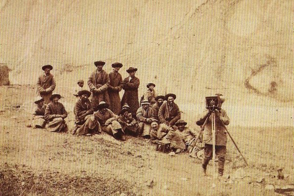 1900 Кыргызстан Каракол Фото Путешественников С Боргезе и М Цурбриггена 1