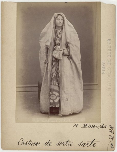 1900 Предпл Ташкент Предпл Сартянка в Национальном Костюме 5