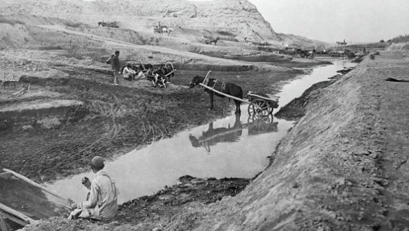 1900 Узбекистан Строительство Романовского Канала