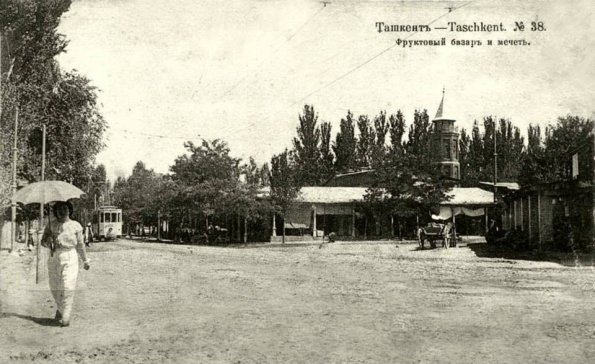 1900 Tashkent Fuit Bazar and Mosque