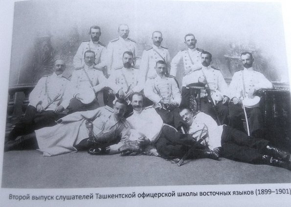 1901 Ташкент Второй Выпуск Слуштелей Ташкентской Офицерской Школы Восточных Языков