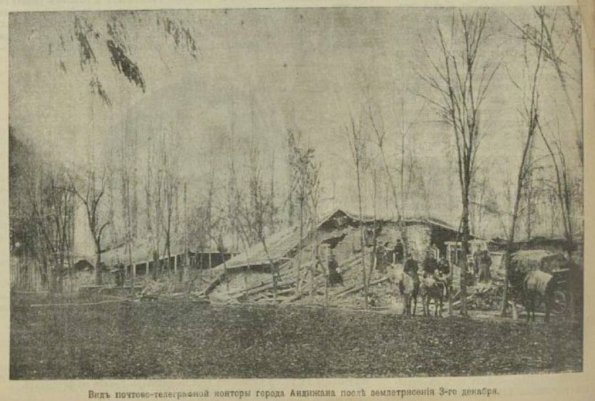 1902 Андижан Землетрясение 3 Декабря Почтово-Телеграфная Контора