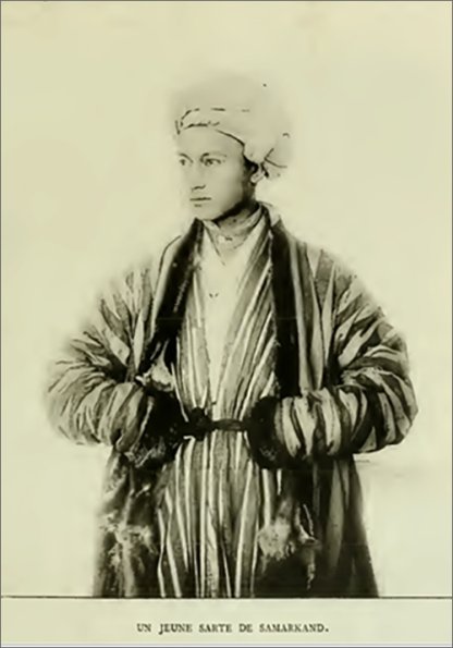 1902 Самаркандский юноша. Иллюстрация из книги Гюго Краффта