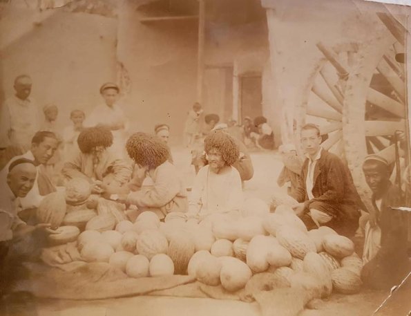 1910 Предпл  Туркменистан Торговцы Дынями