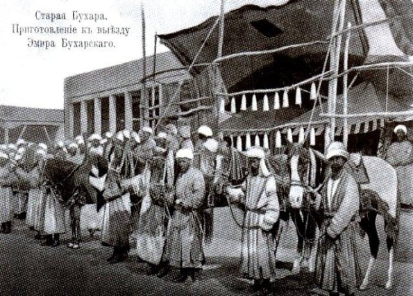1910 Предпл Бухара Ситора-и Мохи-Хоса Приготовления к Выезду Эмира