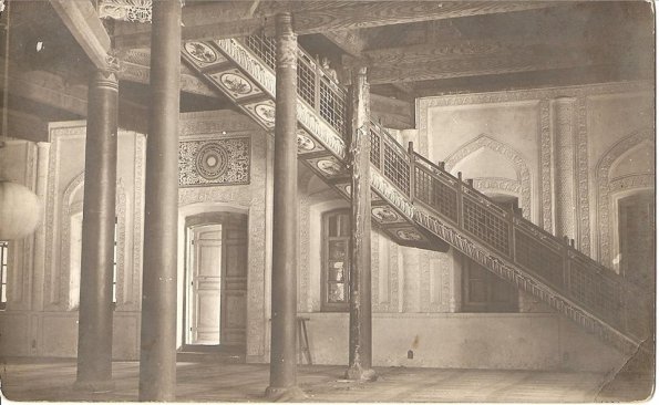 1910 Предпл Джаркемт Дунганская Мечеть Вид из Нутри