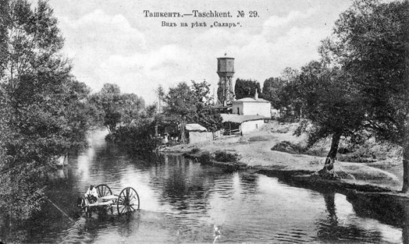 1910 Предпл Ташкент Вид на Реку Салар