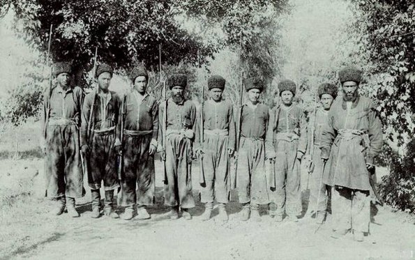 1910 Предпл Чарджуй Бухарские Сарбазы