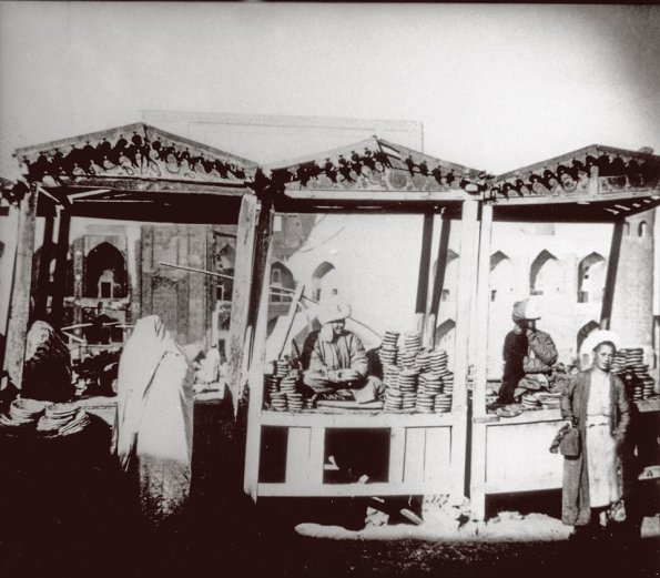 1910 Самарканд Торговля Лепешками на Зандем Плане - Тилля-Кари