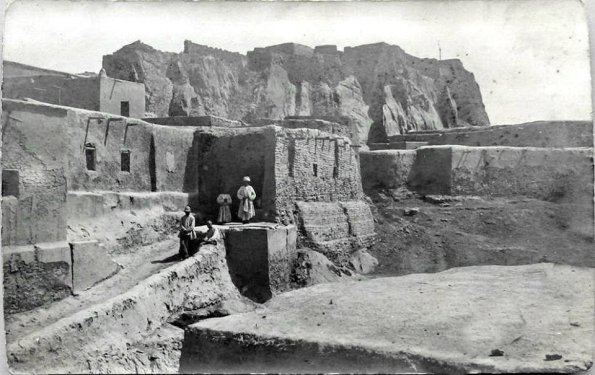 1912 Бухара Фото на Фоне Арка в Шляпе А П Иванов
