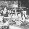 1913 Андижан Гончар за Работой Подготовка Глины