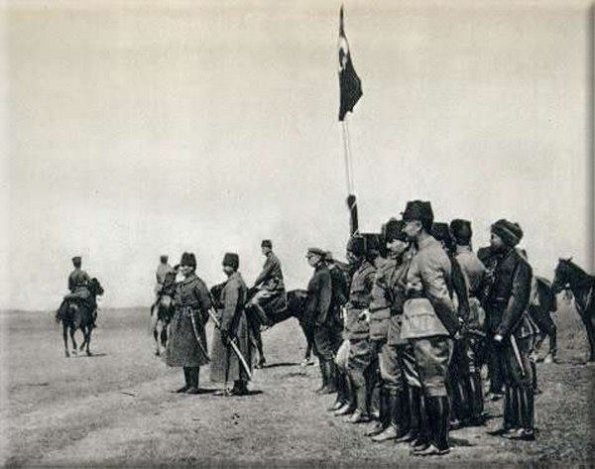 1922 Mustafa Kemal Pasha Receives Bucharan Embassy
