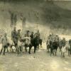 1923 Поселок Вуадикл Ферганской Области Туркестанской АССР Бойцы Добровольческого Отряда 7-й Слева Хамракул Турсункулов