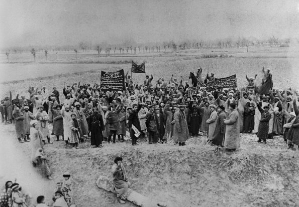 1925 Предпл Средняя Азия Демонстрация