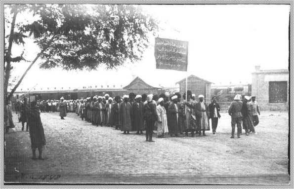 1925 Предпл Узбекистан Предпл Шествие с Плакатом