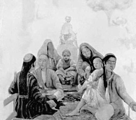 1928 О. Татевосян. Дорога в сады. 1928. Музей искусств Узбекской ССР. Ташкент.