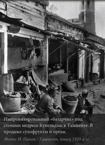 1928 Ташкент Базар у Стен Кукельдаша