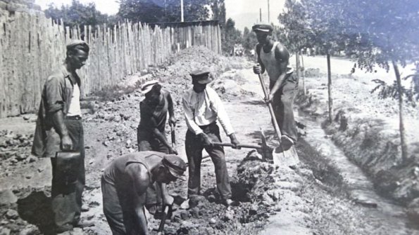1930 Душанбе Обустройство Первых Тротуаров