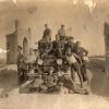 1930 Кашкадарья Мост через Реку Люди на Автомобиле