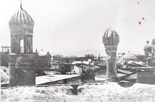 1930 Самарканд Минарет И Гульдаст Медресе Шейбани-Хана