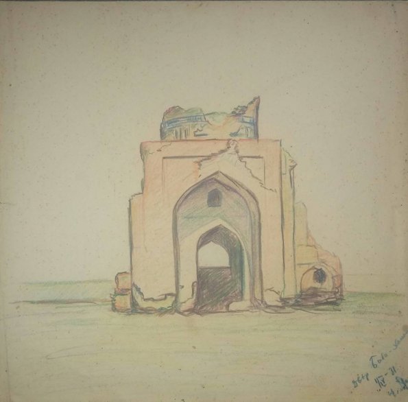 1931 Биби-Ханым Рисунок