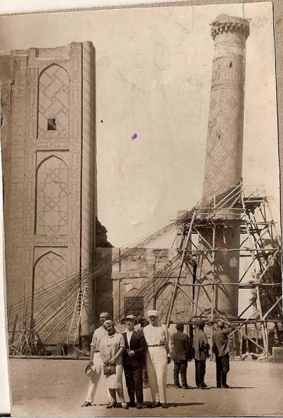 1931 Самарканд Скрипач Давид Ойстрах и певица Тамара Церетели