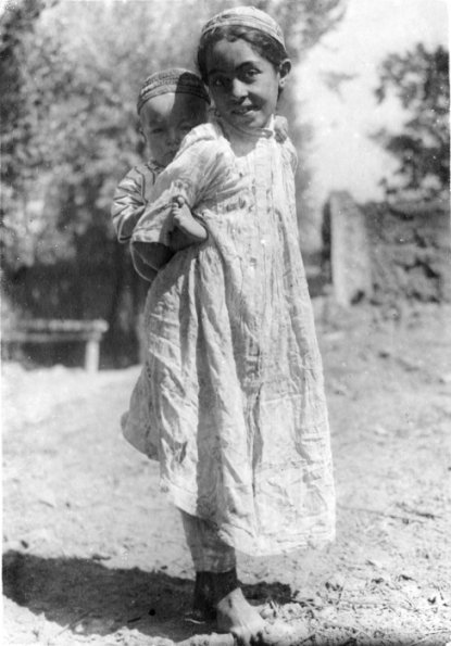 1932 Samarkand Girl and Boy