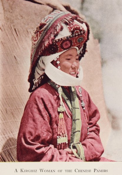 1933 Chinese Pamirs Kyrgyz Girl