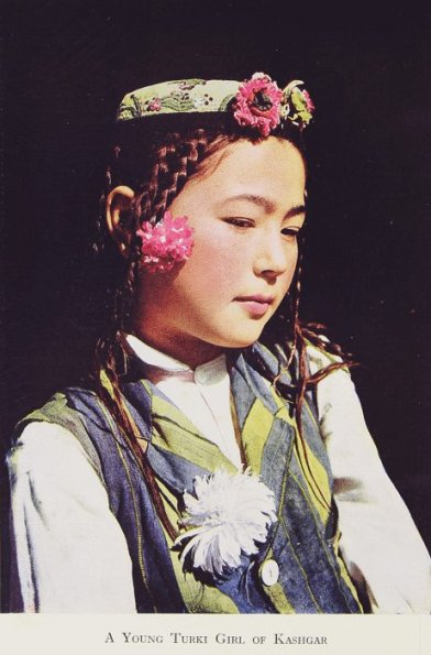 1933 Kashgar Young Turki Girl 2