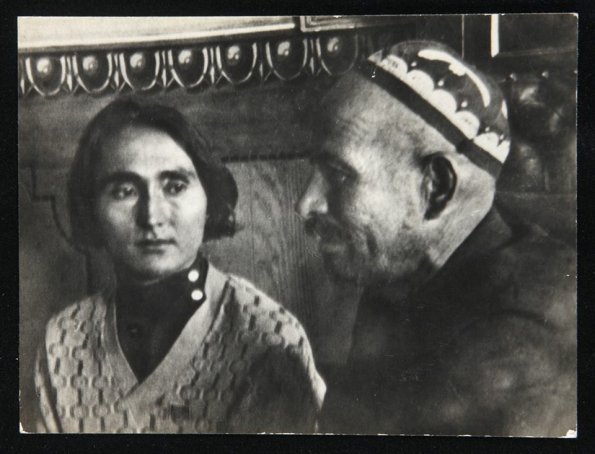 1934 Ташкент Руководители Узбекистана Джахан Обидова и Ёлдаш Ахунбаев 1