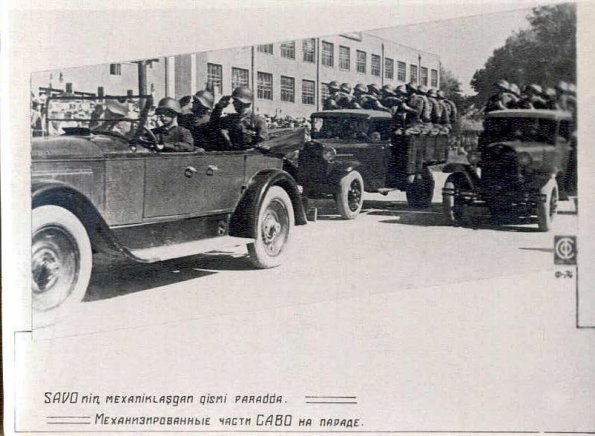 1935 Tashkent SAVO Parad