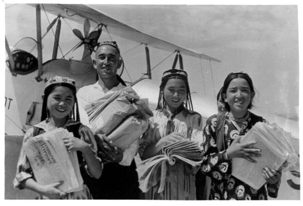 1939 Почтальоны на Строительстве Джизакского Канала