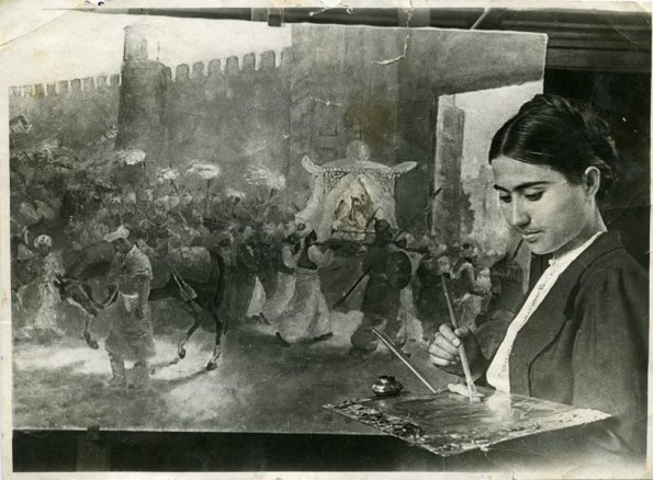 1944 Ташкент Художница Шамсрой Хасанова